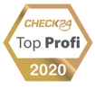 Top Profi 2020 Personal Trainer Darmstadt Farris Elghadi goldenes Top Profi Siegel 2020 von Check24 für Personal Trainer Darmstadt Farris Elghadi
